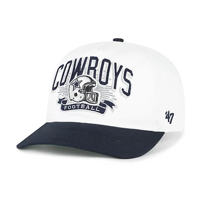 Casquette ajustable Prime Play Hitch blanche des Cowboys de Dallas pour jeunes de 1947