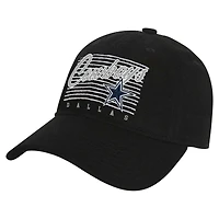 Casquette ajustable en laine rétro noire Dallas Cowboys pour jeunes