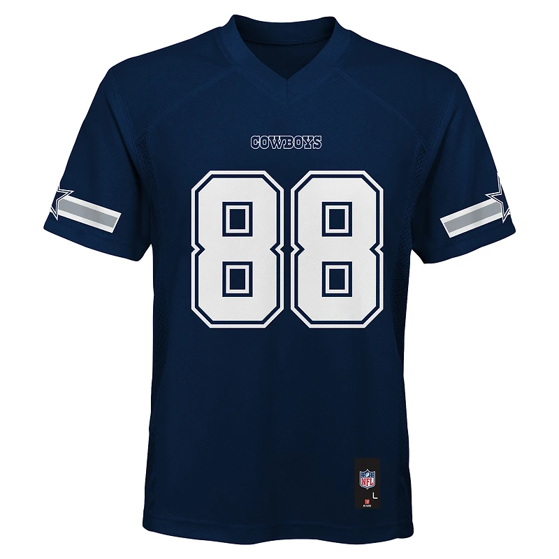 Maillot de joueur réplique bleu marine CeeDee Lamb des Cowboys Dallas pour jeunes