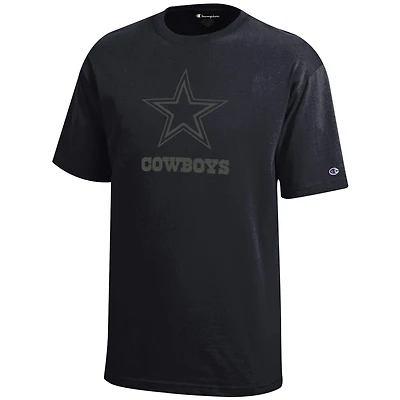 Youth Champion  Black Dallas Cowboys Tonal T-Shirt