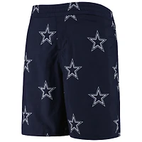 Short Columbia Dallas Cowboys Backcast Star Omni-Shade Allover Print pour jeune, bleu marine
