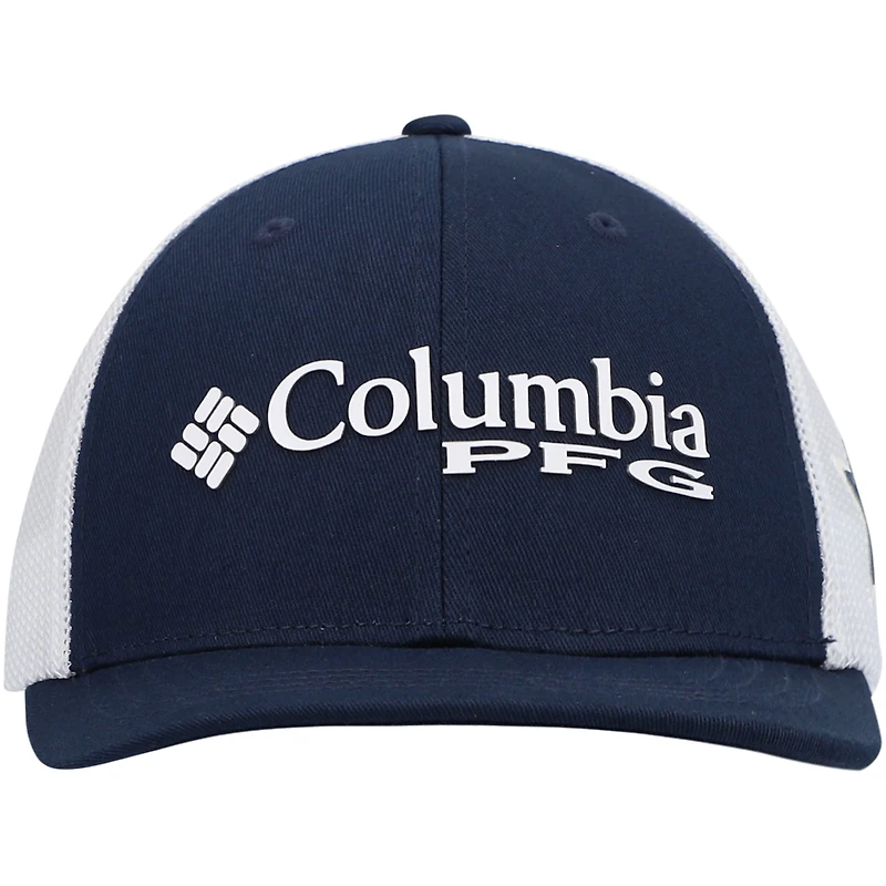 Casquette Snapback en maille PFG pour jeunes Columbia Navy Dallas Cowboys