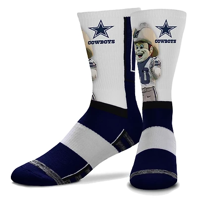 Youth For Bare Feet Dallas Cowboys Mascot Snoop Crew Chaussettes