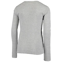 Ensemble de nuit gris chiné avec t-shirt à manches longues et pantalon Dallas Cowboys pour jeune