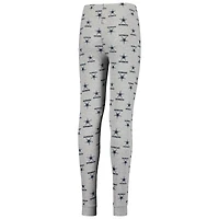 Youth Heathered Gray Dallas Cowboys Long Sleeve T-Shirt & Pants Sleep Set