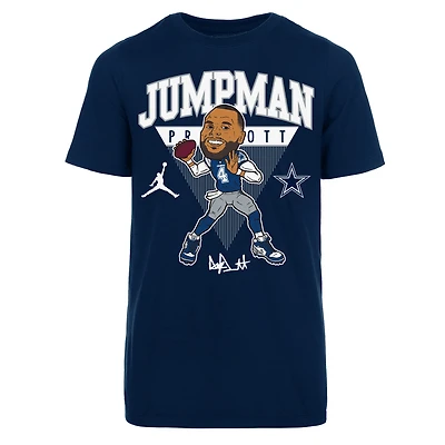 DCM COW NAVY DAK HEAD 4 PRESCOTT YOUTH D4K TEE GRAPHIQUE TEEYTHGRA