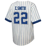 Youth Mitchell & Ness Emmitt Smith Cream Dallas Cowboys Retired Player Name Number Baseball Jersey