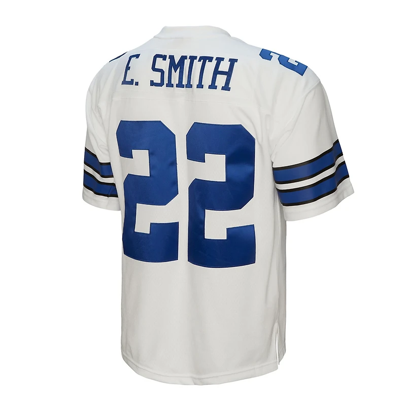 Maillot de joueur retraité Mitchell & Ness Emmitt Smith Navy Dallas Cowboys pour jeunes