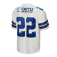 Maillot de joueur retraité Mitchell & Ness Emmitt Smith Navy Dallas Cowboys pour jeunes