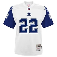 Maillot Mitchell & Ness Emmitt Smith blanc pour jeunes Dallas Cowboys 1994 Alternate Legacy