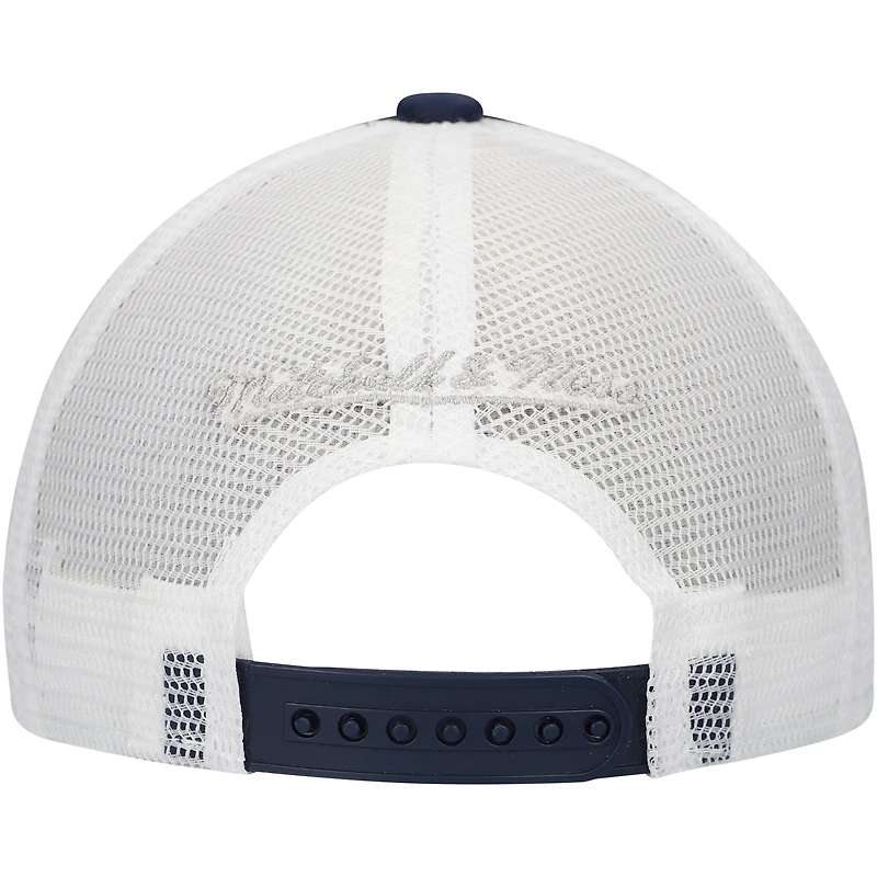 Casquette ajustable Mitchell & Ness bleu marine Dallas Cowboys à rayures pour jeunes
