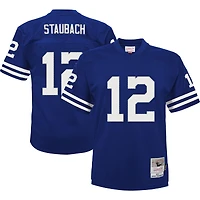 Maillot jeunesse Mitchell & Ness Roger Staubach Royal Dallas Cowboys Retired Player Legacy