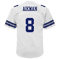 Maillot jeunesse Mitchell & Ness Troy Aikman blanc Dallas Cowboys 1992 Legacy