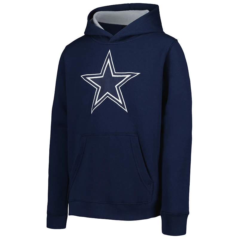 Chandail à capuchon pour jeune Dallas Cowboys Prime bleu marine enfiler