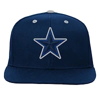 Youth Navy Dallas Cowboys Team Color Pop Snapback Hat