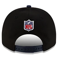 Youth New Era  Black/Navy Dallas Cowboys 2025 NFL Draft A-Frame 9FIFTY Snapback Hat