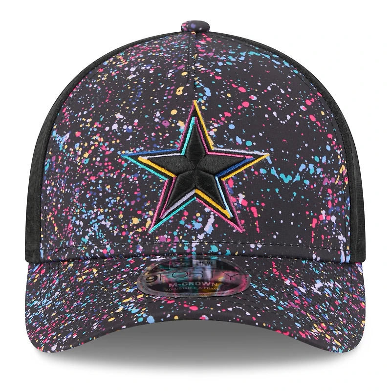 Casquette ajustable 9FORTY NFL Crucial Catch 2025 des Cowboys de Dallas New Era pour jeunes