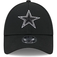 Youth New Era Black Dallas Cowboys  Main B-Dub 9FORTY Adjustable Hat