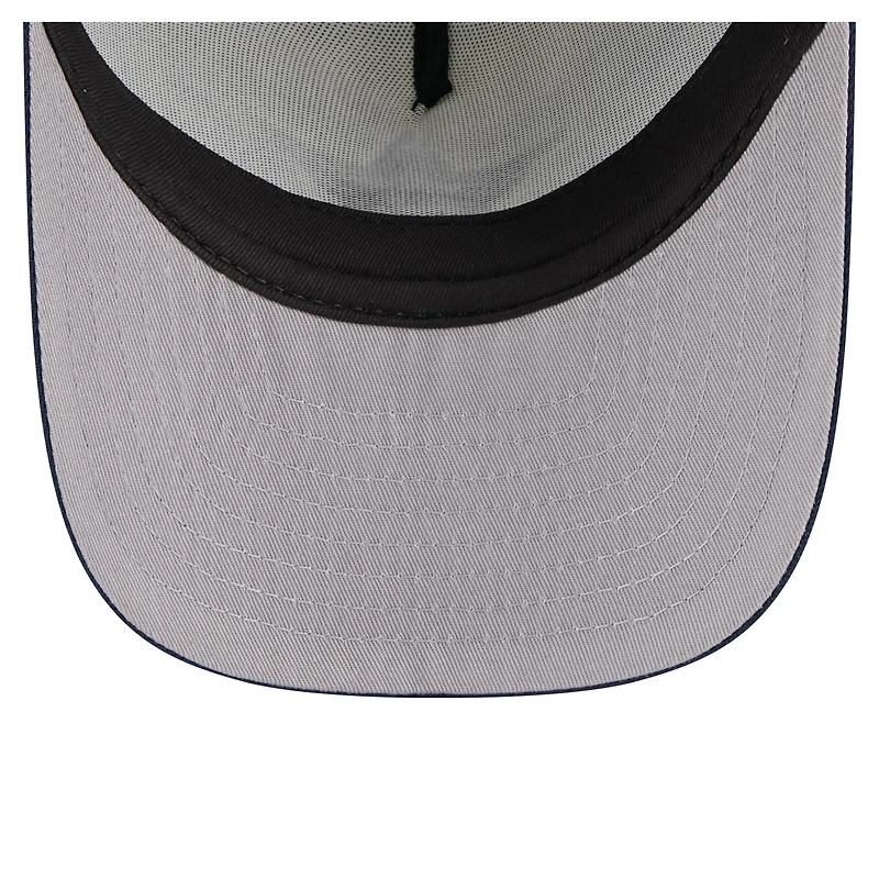 Youth New Era  Cream/Navy Dallas Cowboys Banner A-Frame 9FIFTY Trucker Snapback Hat