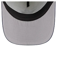 Youth New Era  Cream/Navy Dallas Cowboys Banner A-Frame 9FIFTY Trucker Snapback Hat