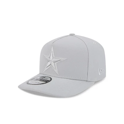 Casquette snapback A-Frame 9FIFTY grise Dallas Cowboys pour jeune New Era