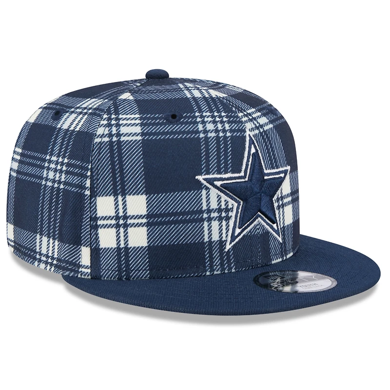 Youth New Era Navy Dallas Cowboys 2024 Sideline Statement 9FIFTY Snapback Hat