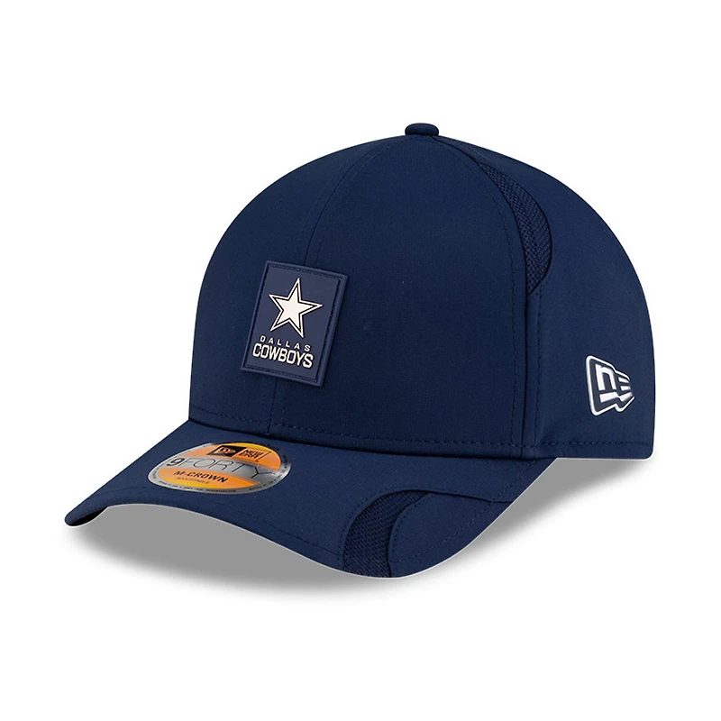 Casquette ajustable New Era Dallas Cowboys 2025 Sideline 9FORTY bleu marine pour jeunes