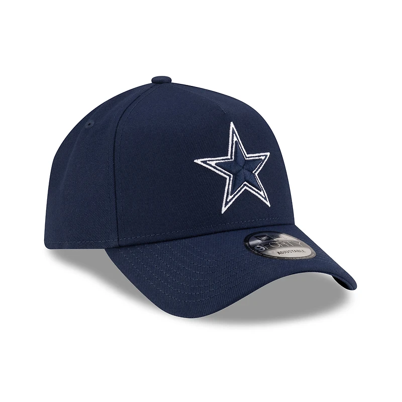 Youth New Era Navy Dallas Cowboys 9FORTY A-Frame Adjustable Hat