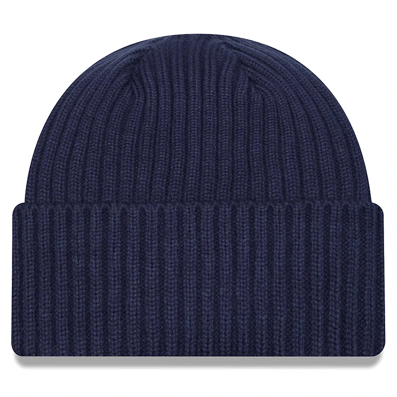 Bonnet en tricot à revers bleu marine Dallas Cowboys Color Pack New Era pour jeune