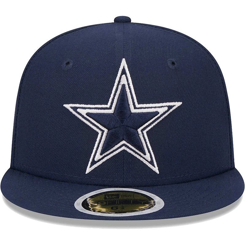 Youth New Era Navy Dallas Cowboys  Main 59FIFTY Fitted Hat