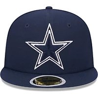 Youth New Era Navy Dallas Cowboys  Main 59FIFTY Fitted Hat