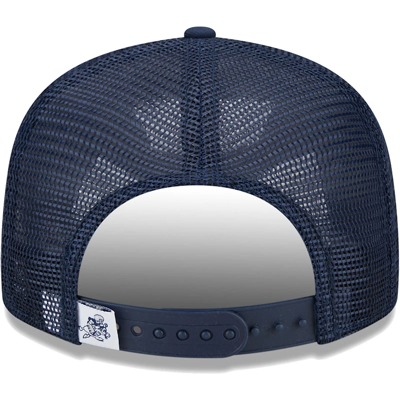 Youth New Era Navy Dallas Cowboys Retro Joe Main Trucker 9FIFTY Snapback Hat