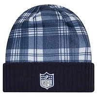Youth New Era Navy Dallas Cowboys Sideline Statement Cuffed Knit