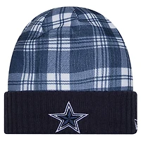 Pull à revers New Era bleu marine Dallas Cowboys Sideline Statement pour jeunes