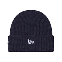 Youth New Era Navy Dallas Cowboys Waffle Cuffed Knit Hat