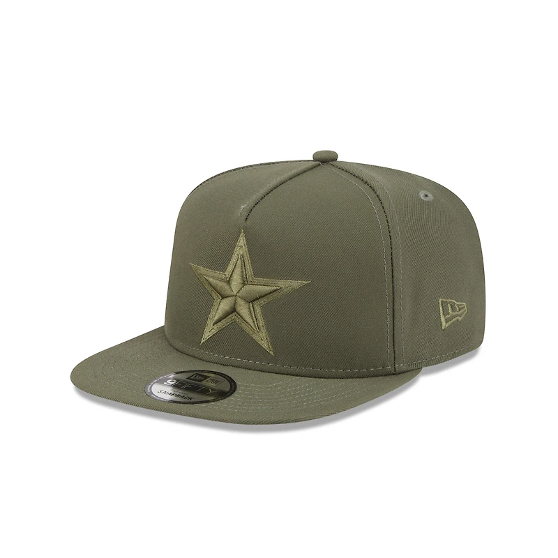 Youth New Era  Olive Dallas Cowboys Color Pack A-Frame 9FIFTY