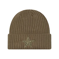 Bonnet en tricot à revers color-pack olive Dallas Cowboys de New Era pour jeune
