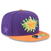 Casquette Snapback Nickelodeon Slime 9FIFTY violette/orange Dallas Cowboys New Era pour jeune