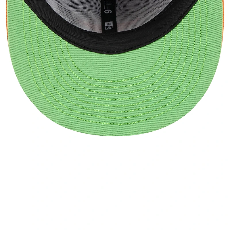 Casquette Snapback Nickelodeon Slime 9FIFTY violette/orange Dallas Cowboys New Era pour jeune