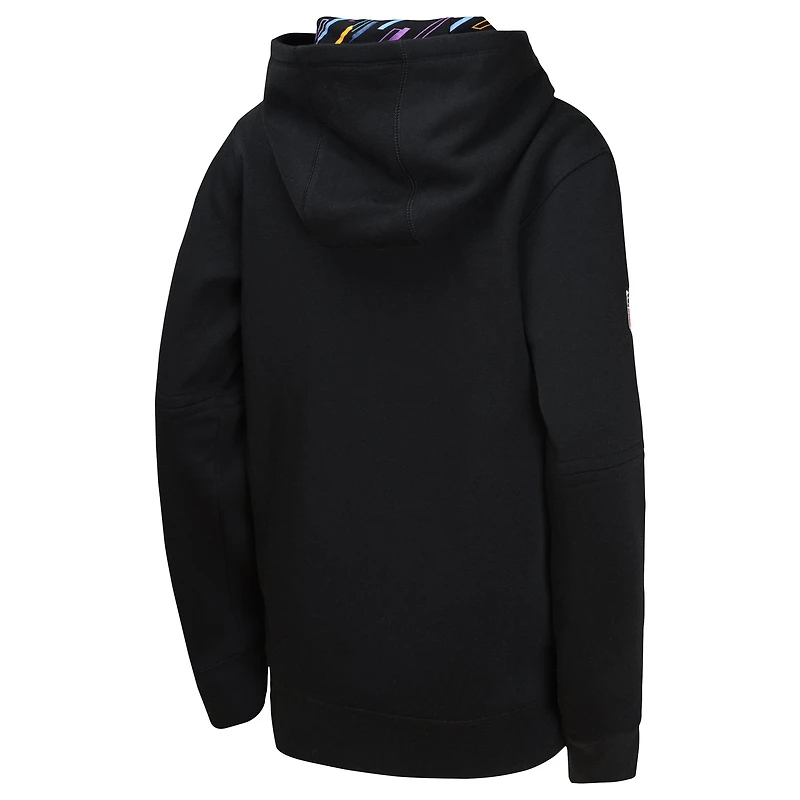 Youth Nike Black Dallas Cowboys 2024 NFL Crucial Catch Pullover Hoodie