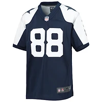 Maillot de match l'équipe alternative Nike CeeDee Lamb Navy pour jeunes des Cowboys Dallas