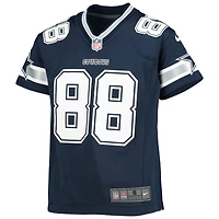 Maillot de jeu joueur Nike CeeDee Lamb Navy Dallas Cowboys pour jeune
