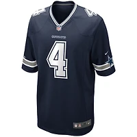 Youth Nike Dak Prescott Navy Dallas Cowboys Game Jersey