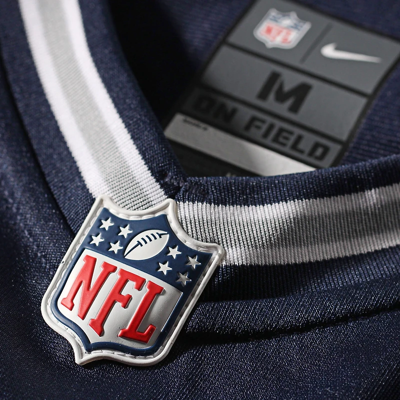 Maillot de match Nike Dak Prescott pour jeunes des Cowboys Dallas, bleu marine
