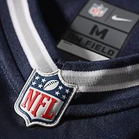 Maillot de match Nike Dak Prescott pour jeunes des Cowboys Dallas, bleu marine