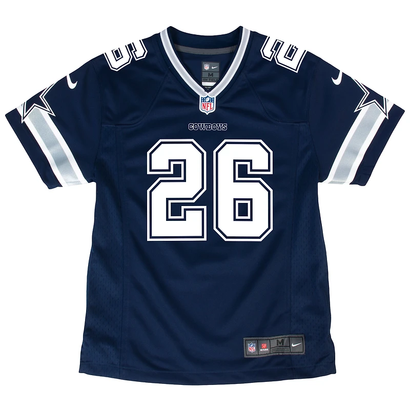 Maillot de match Nike DaRon Bland bleu marine pour jeunes des Dallas Cowboys