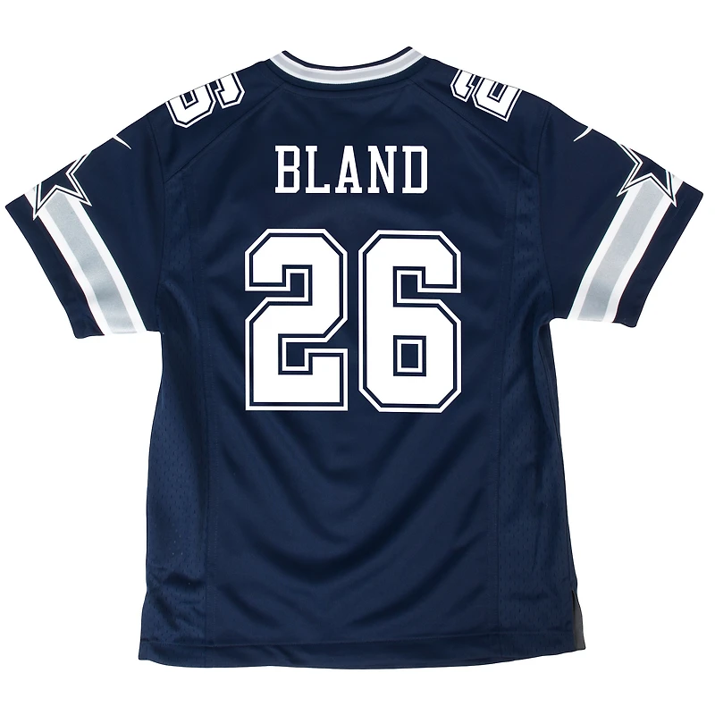 Maillot de match Nike DaRon Bland pour jeunes des Cowboys Dallas, bleu marine