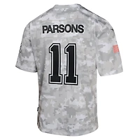 Maillot de match Salute to Service 2024 des Cowboys Dallas Nike Micah Parsons Arctic Camo pour jeune