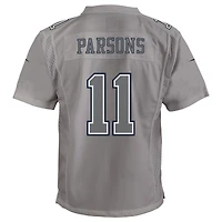 Maillot de jeu Atmosphere Dallas Cowboys Nike Micah Parsons gris pour jeune