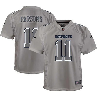 Maillot de jeu Atmosphere Dallas Cowboys Nike Micah Parsons gris pour jeune